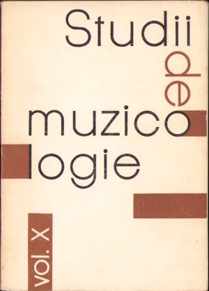 Studii de muzicologie, X/1974