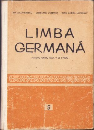 Limba germană, manual pentru anul V de studiu, 1985