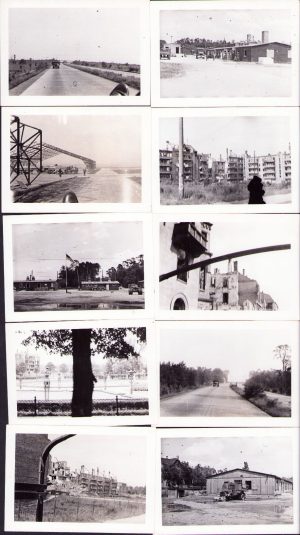 Lot de 11 poze cu trupe americane de ocupație în Germania imediat după terminarea celui de-al Doilea Război Mondial