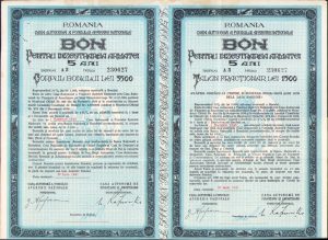 Bon pentru înzestrarea armatei 5 ani de 3500 lei