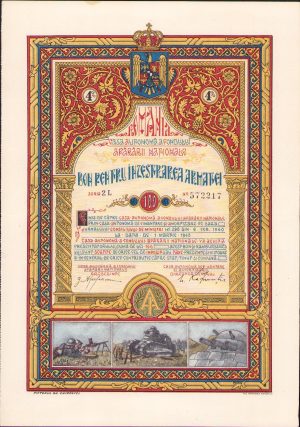 Bon pentru înzestrarea armatei de 100 lei