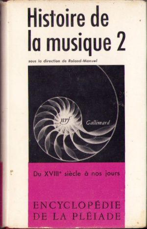 Histoire de la musique du XVIIIe siecle a nos jours, tome II, 1963