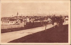 Sibiu, Vedere generală, carte poștală
