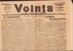 Voința, 84/1920, Cluj