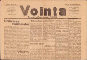Voința, 29/1920, Cluj