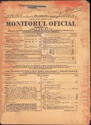 Monitorul Oficial, 152/1944