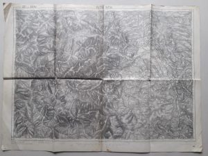 Harta Putna Patak, râul Putna, județul Suceava, 1916, austro-ungară, militară