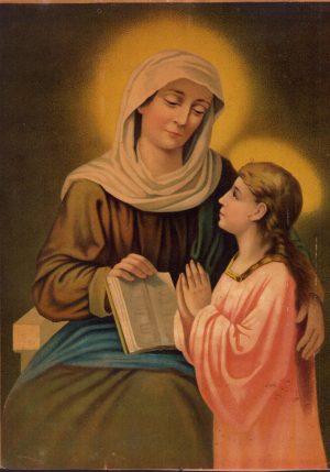 Icoană litografiată Fecioara Maria