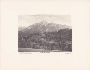 Litografie Turnu, austro-ungară