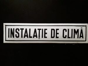 Tablă emailată Instalație de climă