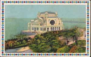 Constanța Vederea generală a Cazinoului, ștampilă Hermannstadter Gesangverein Eintracht