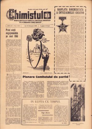 Chimistul, 6/1966, Combinatul chimic Borzești