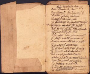 Carnet cu cântece naționale și amintiri elevă 1928 Ruginosu Caraș-Severin