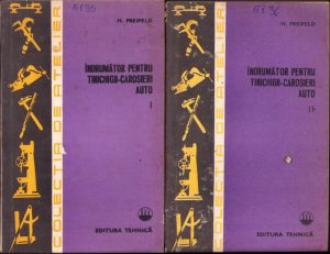 Îndrumător pentru tinichigii-carosieri auto, volumul I și II, 1981