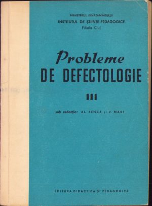 Probleme de defectologie, III, 1963