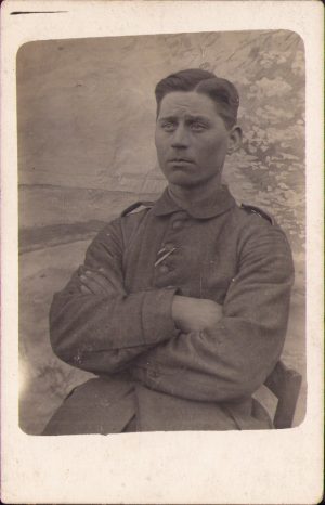 Militar german cu panglica Crucii de Fier, Primul Război Mondial