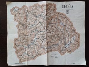Erdély 1942 Harta căilor ferate și a drumurilor din Transilvania