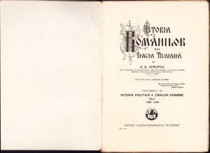 Istoria românilor din Dacia Traiană de Xenopol Volumul IX Istoria politică a Țărilor Române dela 1821-1848, 1930, LIPSĂ COPERTA FAȚĂ