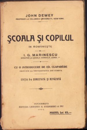 Școala și copilul de John Dewey 1923