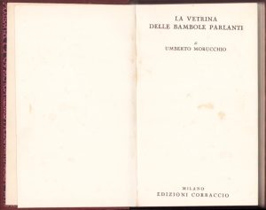 La vetrina delle bambole parlanti di Umberto Morucchio 1933