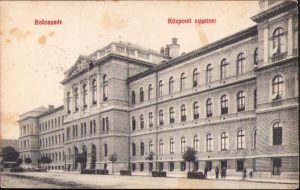 Kolozsvár Központi egyetem carte poștală, Cluj
