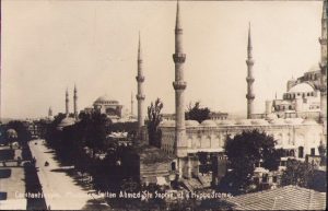 Constantinople Mosquies Sultan Ahmed Ste Sophie et l'Hyppodrome