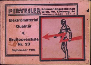 Catalog corpuri de iluminat electric Pervesler Kommanditgesellschaft Wien, 1925