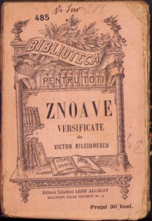 Znoave versificate de Victor Bilciurescu, Biblioteca pentru toți