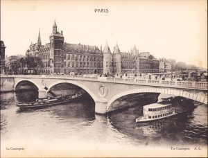 Litografie La Conciergie, cca începutul secolului al XX-lea