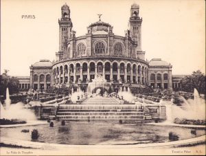 Litografie Le Palais du Trocadero, cca începutul secolului al XX-lea