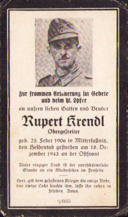 Ferpar militar german mort pe Frontul de Est 1943