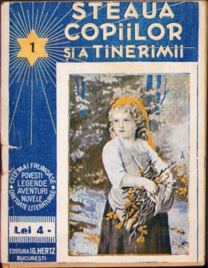 Steaua Copiilor și a Tinerimii, nr 1, anii 1920, ștampilă Ex meis libris avocat Mihail Puțureanu Craiova