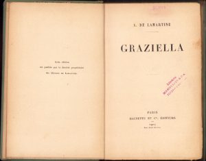 Graziella par A de Lamartine 1907