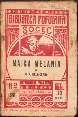 Maica Melania de N N Beldiceanu, Biblioteca populară Socec