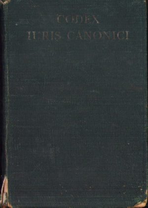 Codex iuris canonici Pii X Pontificis Maximi iussu digestus Benedicti Papae XV auctoritate promulgatus, 1933