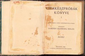 Cserkészpróbák könyve I Temesy Győző cserkészkönyve nyomán szerkeszti Deméndy (Kleineisel) Miklós, 1940, Budapest