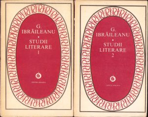 Garabet Ibrăileanu, Studii literare, volumul I și II, 1979