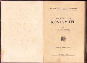 Hitelszövetkezeti könyvvitel irta Ónodi Zsigmond, 1911, Budapest