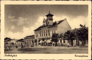 Săcuieni Bihor Primăria Székelyhid Községháza carte poștală