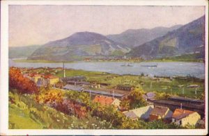 Orșova Șantierul naval al Societății Maghiare Regale de Navigație Fluvială și Maritimă A Magyar Királyi Folyam- és Tengerhajózási RT hajóépítő telepe carte poștală