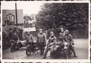 Militari germani cu motociclete, Germania nazistă