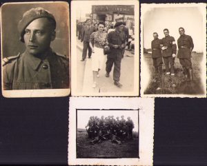 Militari români din trupele de munte, Al Doilea Război Mondial, lot de 4 fotografii