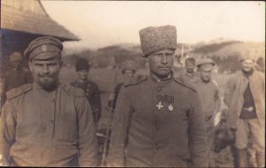Prizonieri de război ruși, unul decorat cu Ordinul Sfântul Gheorghe, luați de armata austro-ungară, Primul Război Mondial
