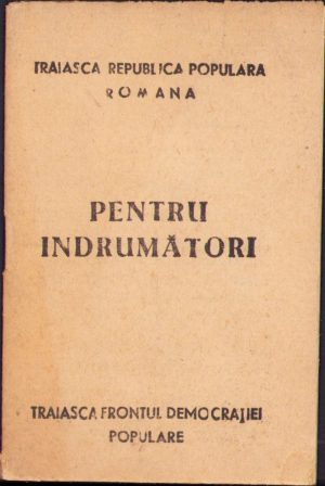 Broșură de propagandă comunistă Votați Soarele!, România, cca anii 1947-8