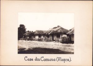 Case din Comana Vlașca, fotografie de Augustin Florinescu, anii 1920
