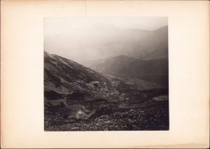 Rodna, circul lateral Bucureasa pe Muntele Pietrosul, fotografie de Emmanuel de Martonne, 1921