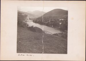 Valea Cernei la Toplița, județul Hunedoara, fotografie de Emmanuel de Martonne, 1921