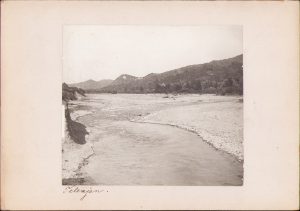 Teleajenul la Scaioși, fotografie de Emmanuel de Martonne, 1921