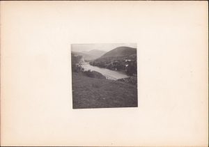 Valea Cernei la Toplița, județul Hunedoara, fotografie de Emmanuel de Martonne, 1921