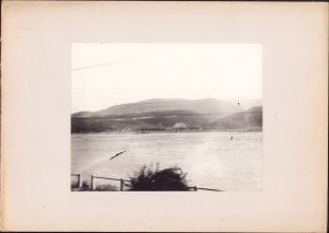 Dunărea în fața portului Orșova, fotografie de Augustin Florinescu, anii 1920